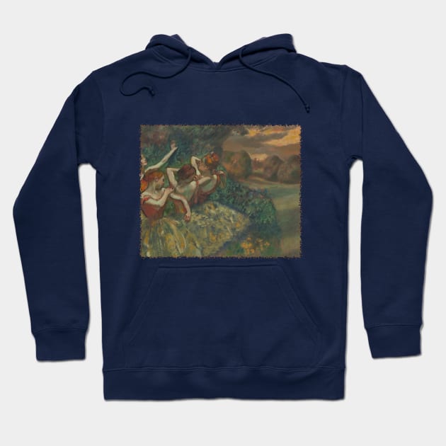 Four Dancers by Edgar Degas Hoodie by MasterpieceCafe